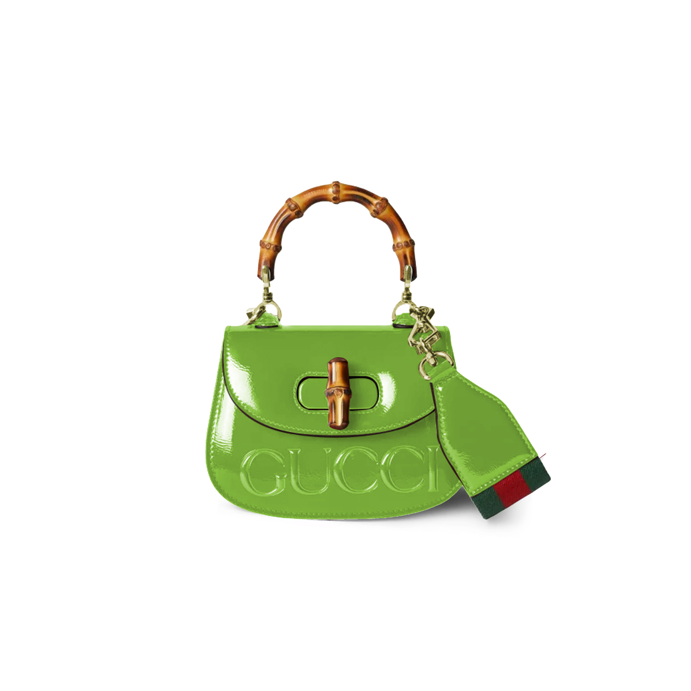 GUCCI BAMBOO 1947 MINI PYTHON BAG 786482 (17*12*7.5cm)